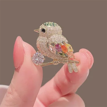Schöne Vögel Schmetterling Biene Brosche Für Frauen Perle Strass Trendy Tier Schmuck Mantel Kleid