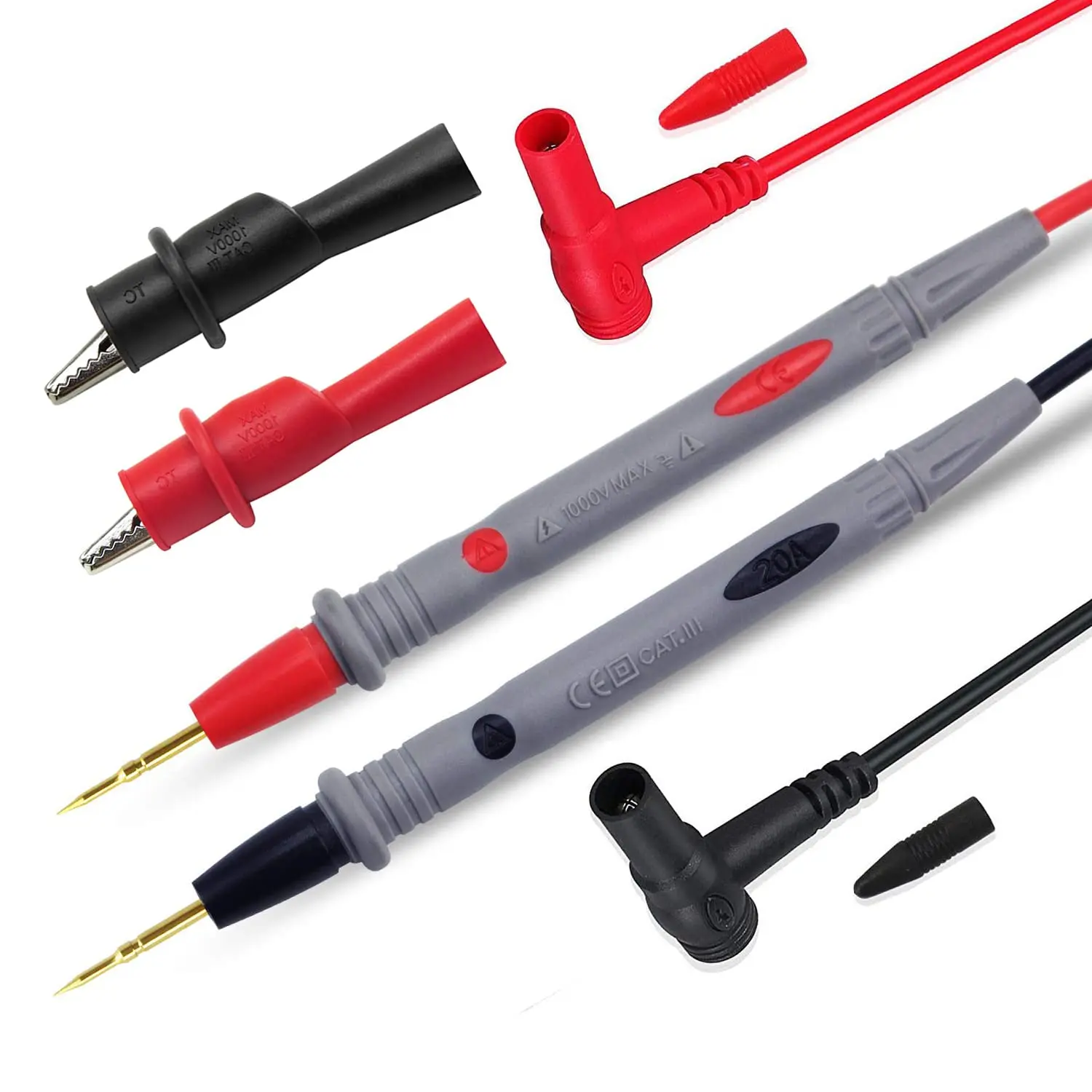 Multimeter-Messleitungen, Universalkabel, AC DC 1000 V, 20 A