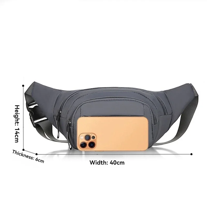 Männer Canvas Fit Waistpack Mobile Fanny Taille Packs männer – Bild 2