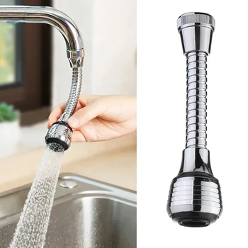 2 Modi 360 drehbarer Bubbler Hochdruck-Wasserhahn-Extender, wassersparend, für Badezimmer, Küchenzubehör