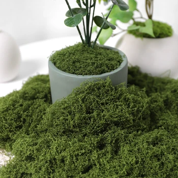 30/50/100g Künstliche Grünpflanzen Moos Gras Hause Wohnzimmer Garten Dekoration Mini Landschaft Gefälschte