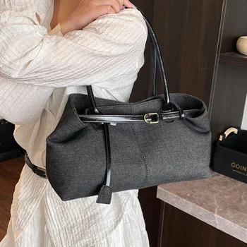 2026, modische, vielseitige Pendelhandtasche, einfache, lässige, große Kapazität, einzelne