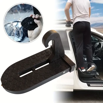 Faltbare Auto Dach Rack Schritt Auto Tür Schritt Multifunktions Universal Latch Haken Fuß Pedal Sicherheit