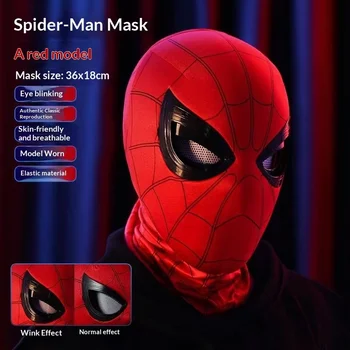 HOT Kopfbedeckung mit beweglichen Augen, cooles Cosplay-Accessoire, manuelle, erstaunliche Maske, Geschenk