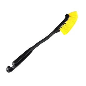 Auto Rad Reifen Felge Pinsel Gebogenen Kopf Flexible Lkw Radnabe Waschen Detail Tiefen Reinigung Pinsel