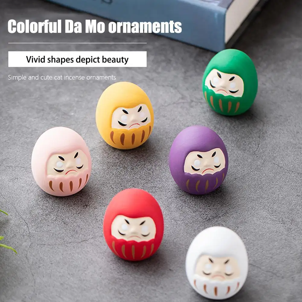 Japanische Keramik Daruma Puppe Handwerk Charme Glück Glück – Bild 4