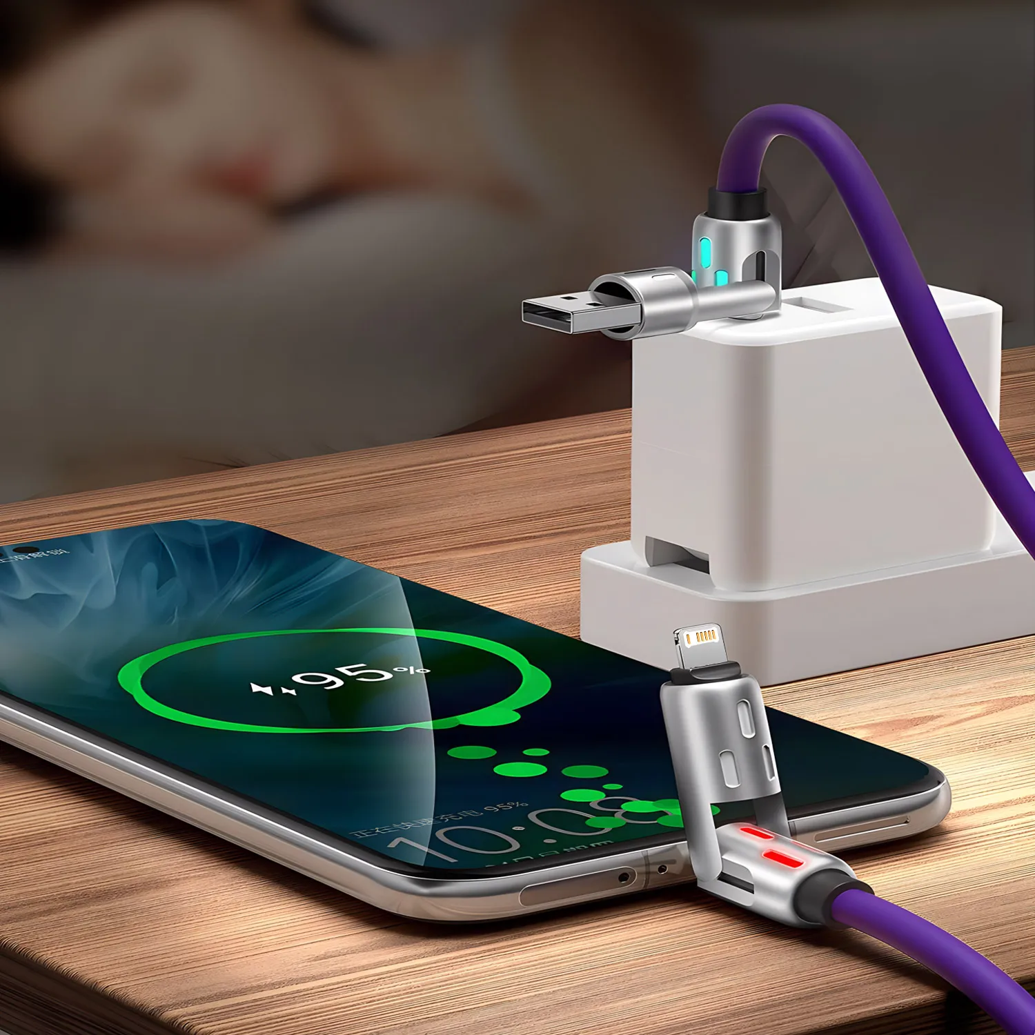 4-in-1 Ladekabel 240 W: USB-A/USB-C auf USB-C/Lightning – Bild 4