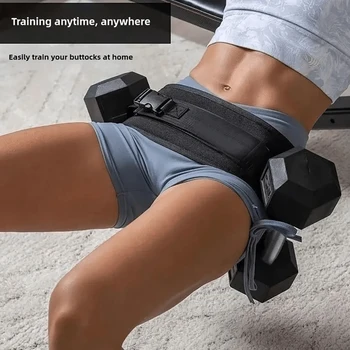 Hip Bridge Belt Yoga Hüfttrainings-Gürtel für Gewichtstraining, Hantel-Übungen und Langhanteltraining