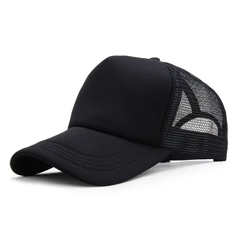 Unisex Cap Casual Plain Mesh Baseball Cap verstellbare Snapback Hüte für Frauen Männer Hip Hop Trucker Cap