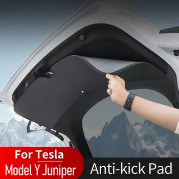 2025 2026 Tesla Model Y Juniper Kofferraummatte PU Cargo Liner Filz Schutzpolster Modell Y Premium Kofferraum