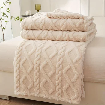 Einlagige Korallen-Fleece-Decke, leichte und vielseitige Decke, Bettdecke, für Wohnzimmer-Sofabezug