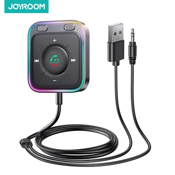 Joyroom Bluetooth 5.4 AUX-Autoadapter, stärkere Dual-Mikrofone und Geräuschunterdrückung, Bluetooth-Empfänger