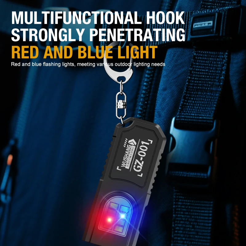 Tragbare Schlüsselanhänger-LED-COB-Taschenlampe – Bild 5