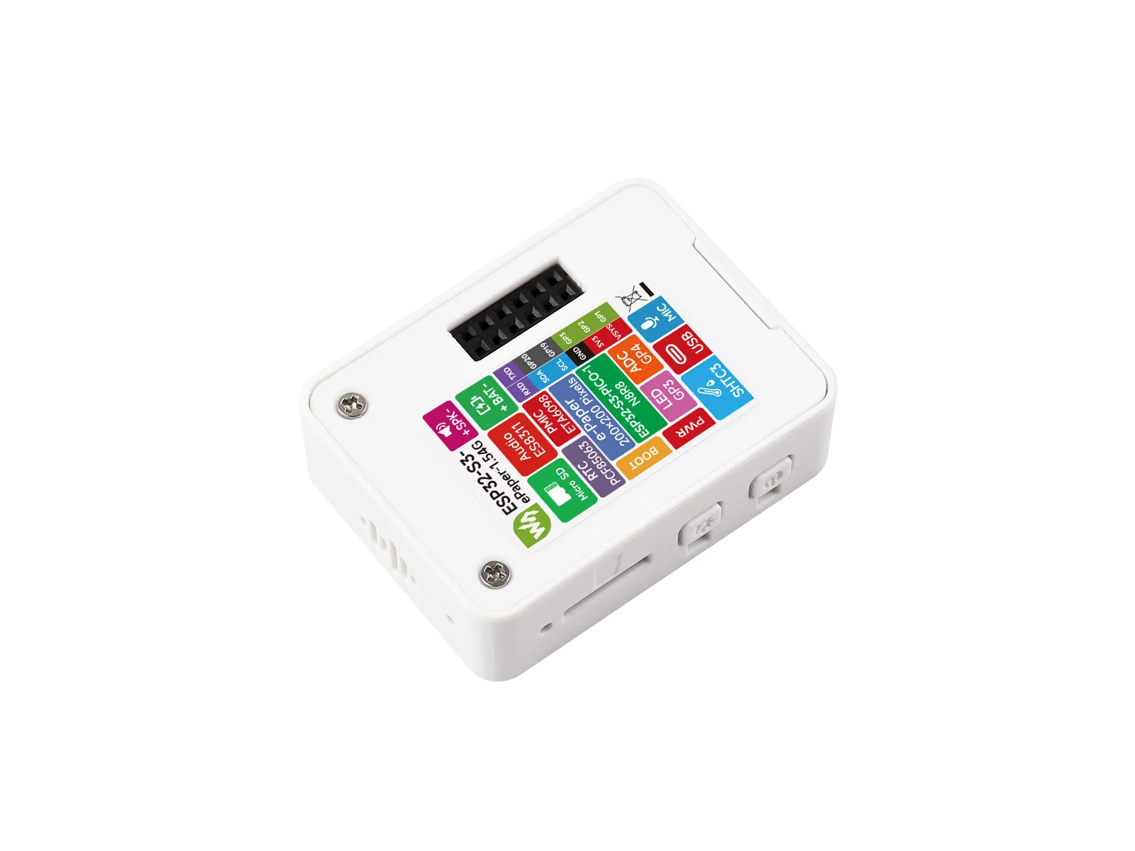 Waveshare ESP32-S3 E-Paper-Board 1,54 Zoll, 4 Farben, 200×200 – Bild 2