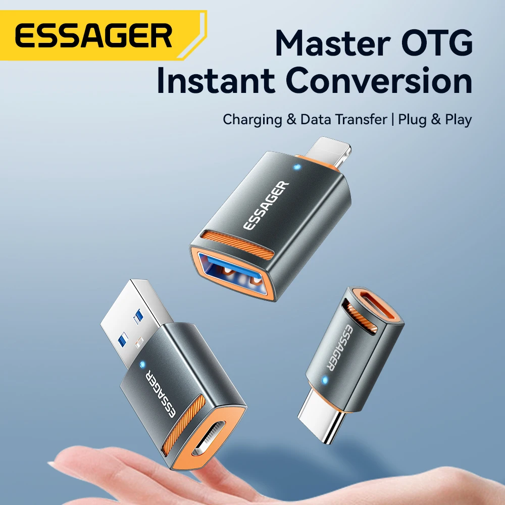 Essager USB3.0 OTG Adapter Typ-C USB-A Micro Buchse auf USB – Bild 2