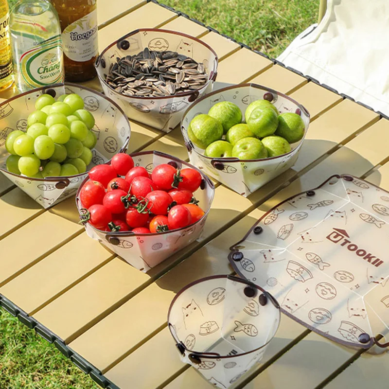 Outdoor Camping Picknick Geschirr Ultraleichtes Faltbares – Bild 5