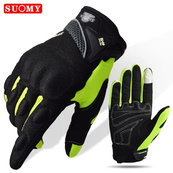 Suomy Motorrad handschuhe Sommer atmungsaktive Schutz ausrüstung Bildschirm Touch Guantes Moto Luvas Alpine
