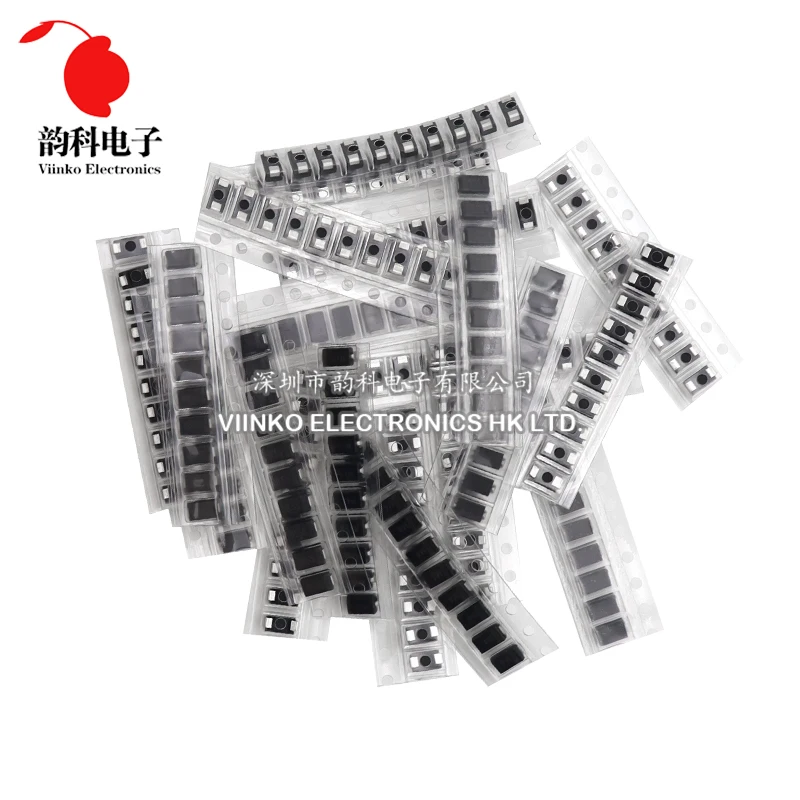 200 teile/los SMD Diode Assorted Kit M1 M4 M7 SS14 SS24 SS34 – Bild 4