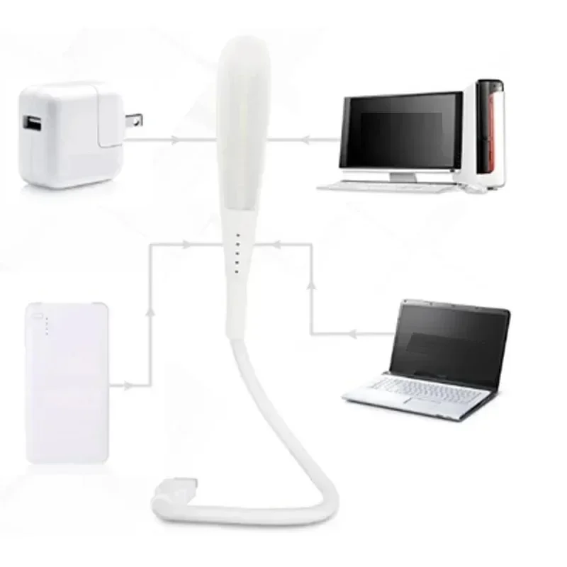 Tragbare Mini-Laptops, USB-LED-Licht, biegbar – Bild 6
