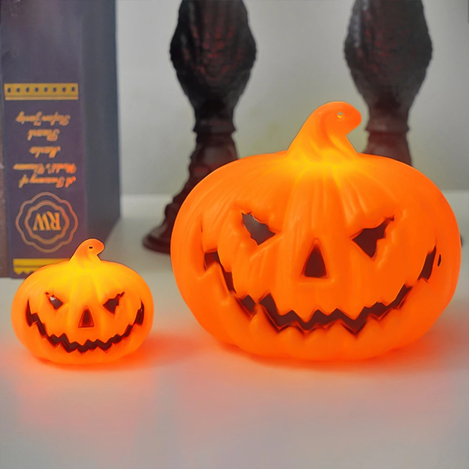 Kürbis Laterne Kerze Licht Halloween Schädel Geist Gesicht – Bild 5