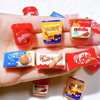 Kühlschrankmagnete mit Cartoon-Snacks, niedliche Kühlschrankmagnete, Whiteboard-Aufkleber (6 Stück)