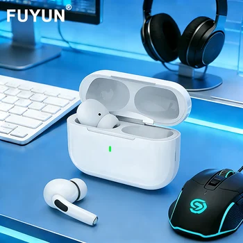 Airs Pro Kabellose Kopfhörer Bluetooth-Ohrhörer TWS Earbuds mit Siri Pop-up-Fenster Wasserdicht