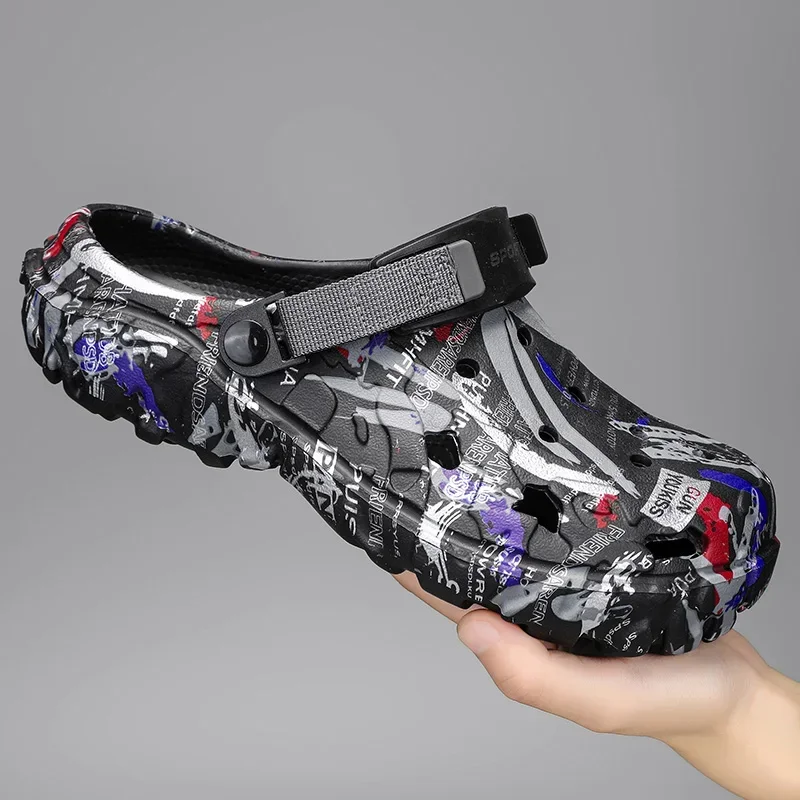Übergrößen Sommer Herren Sandalen Clogs Outdoor Garten Clogs – Bild 4