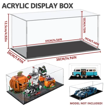 Transparente Acryl-Displaybox im Maßstab 1:14, geeignet zum Schutz und Präsentieren von Spielzeugautos