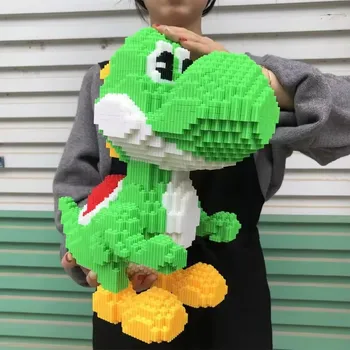 Disney Bausteine Yaoxi Dinosaurier Jungen Kleine Partikel Puzzle Spielzeug Für Kinder, Hohe Schwierigkeit