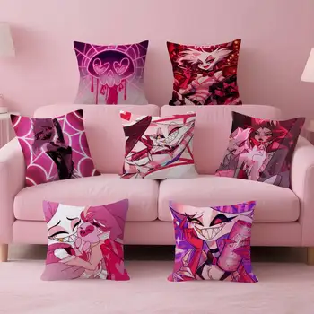 Anime H-hazbin H-hotel Angel Dust Personalisierter Kissenbezug für Kinderzimmer, wilde Party-Dekoration