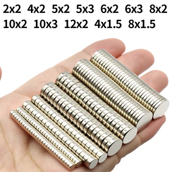 Superstarker Neodym-Magnet N35 NdfeB Permanentmagnet imanes Runde leistungsstarke Magnete Kühlschrankmagnet