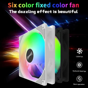 120 x 25 mm 12 V PC-Kühler RGB-Lüfter für Computergehäuse-Luftkühlung