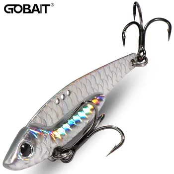 Spinner Löffel Metall Jig Köder 7g 10g 16g 20g VIB Sinking Blade Spinning Drillinge Spinnerbait pesca Hecht