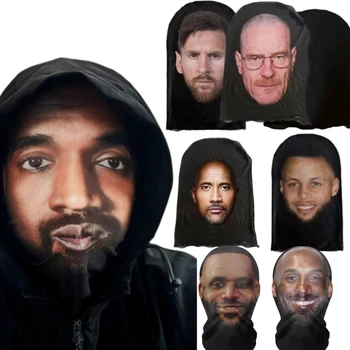 Volle Gesicht Visuelle Mesh Maske Party Horror Haube Simulation Kanye Maske Party Liefert Accs Cosplay