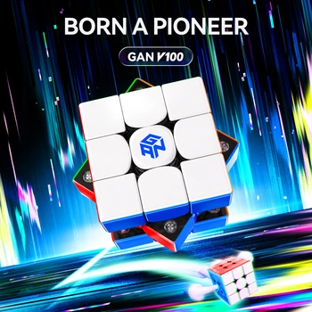 [JudyCube] GAN V100 Maglev UV 3X3 Magnetischer Zauberwürfel Fidget-Spielzeug GAN V100 Leap Jahr des Pferdes