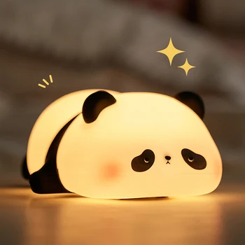 Niedliche Hasen-Lampen-Dekorationen Schreibtisch-Accessoires Bunny-Lampe Panda-Licht Ornament