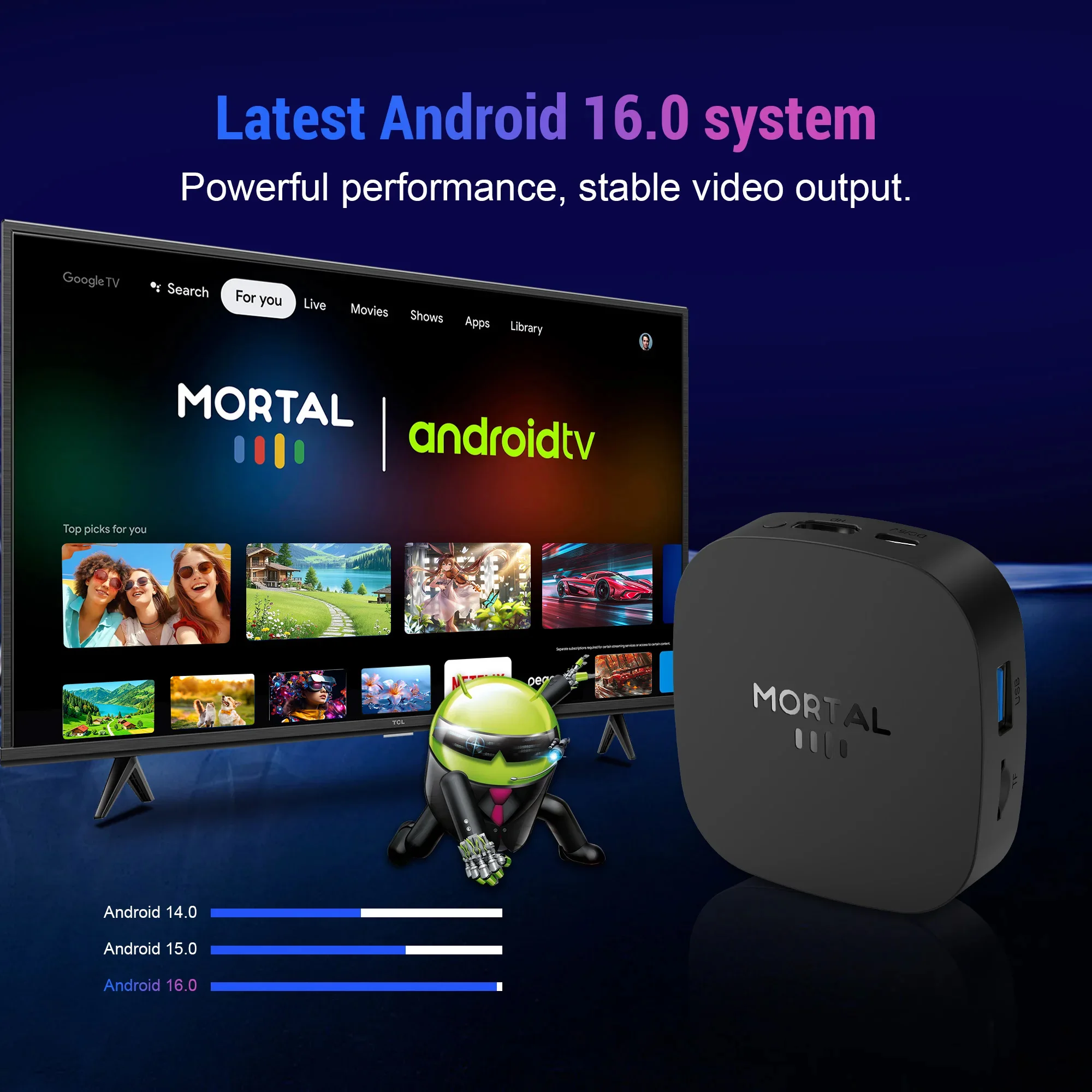 2026 8K HD Smart TV Box Neuer T1 Plus Android 16 8GB RAM – Bild 2