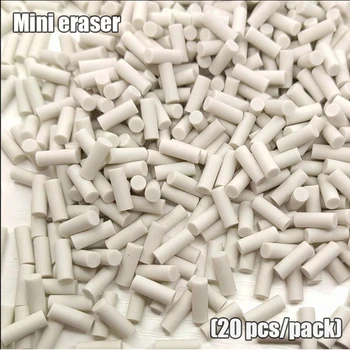 Druckbleistift-Schwanz-Mini-Radiergummi, austauschbarer Kern, zum Skizzieren, Zeichnen, Highlight (20 Stück)