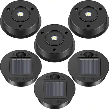 7 cm/8 CM Solar Licht Ersatz Top 1,2 V Wasserdichte LED Solar Panel Laterne Deckel Licht Solar Laterne top