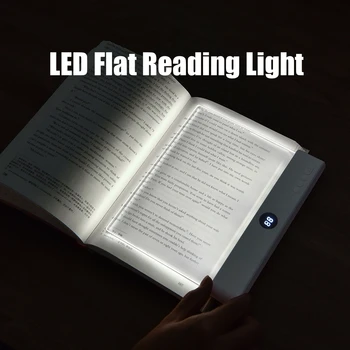 LED Flat Panel Nachtsicht Leselicht Augenschutz Leselicht USB Lade Student Nacht Leselampe Buch Lampe Innen