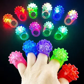 Nette LED Leuchtende Ringe Kinder Geburtstag Party Maskerade Geschenke Dekoration Halloween Ostern Weihnachten
