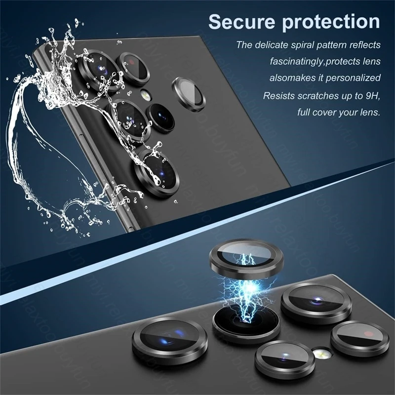 Für Samsung Galaxy S25 Ultra Hülle Individueller Metallring – Bild 2