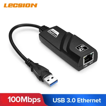USB 3.0 auf RJ45 LAN Adapter 100 Mbit/s für PC und Mi Box