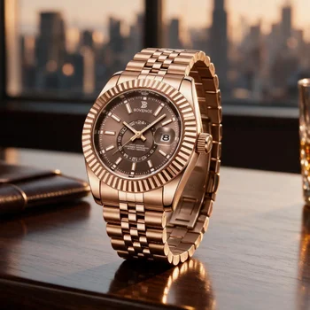 Damen-Quarz-Armbanduhr mit Datumsanzeige und Leuchtfunktionen - Perfekt als Geburtstags