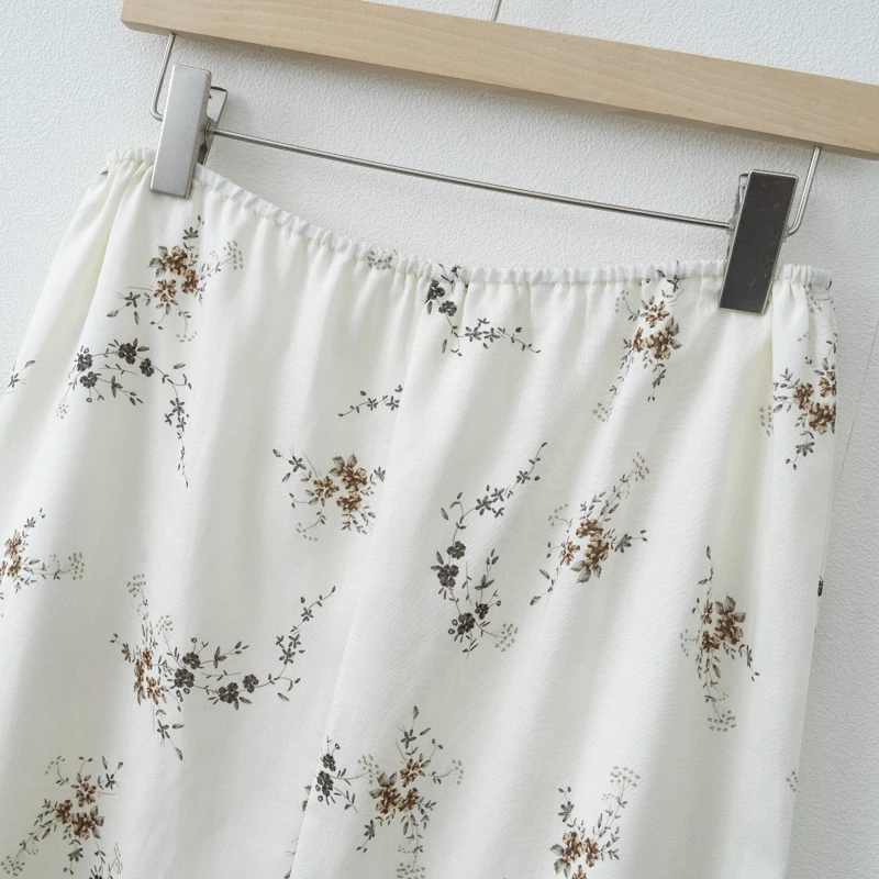 2026 Sommer Damenmode Blumenmuster-Rock Bequeme – Bild 4
