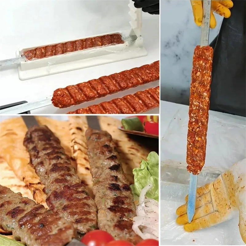 Neuer Einreihiger Kebab-Maker BBQ-Fleischspießmaschine – Bild 3