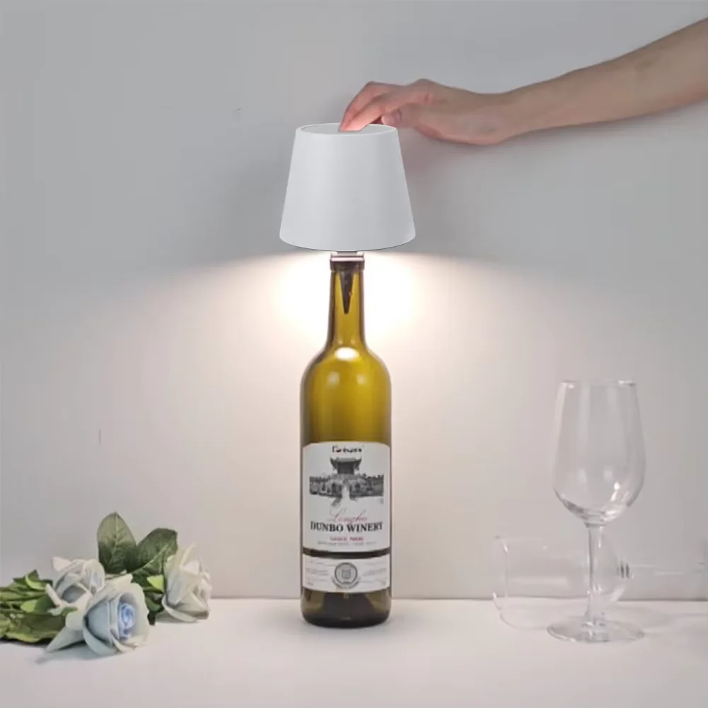 Drahtlose Weinflaschenlampe Typ C Lade Touch Control – Bild 5