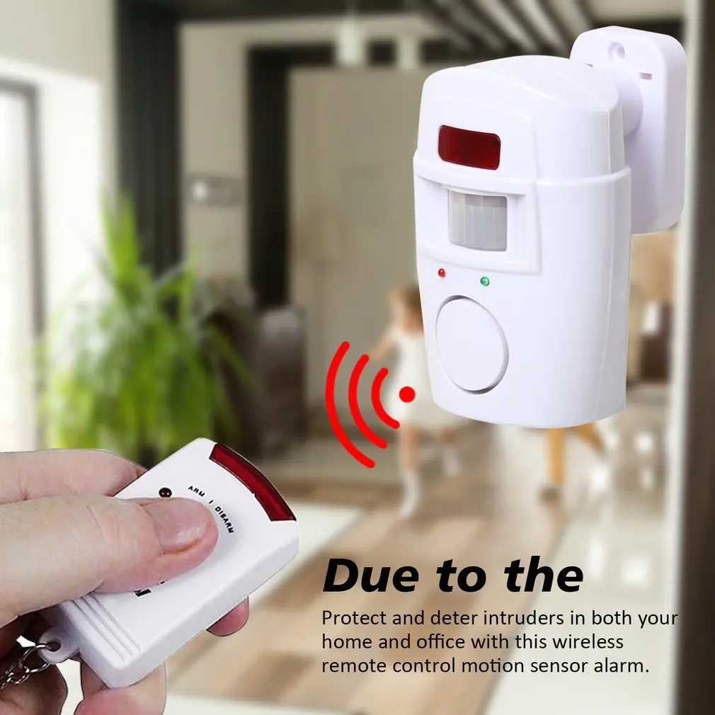 Wireless Motion Sensor Alarm Security Detector Indoor Outdoor – Bild 4