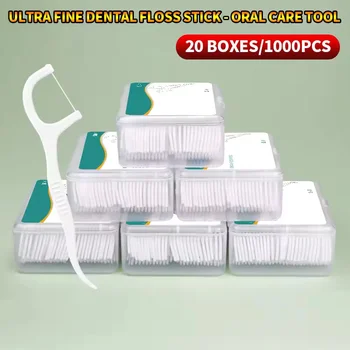 1/3/6/20 Box Tragbare Einweg Zahnseide Kunststoff Zahnstocher Hochspannung Zahnseide Stick Zahnseide Box ﻿