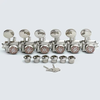 GUYKER Vintage Nickel/Chrom Lock String Mechaniken Elektrische Gitarre Mechaniken Für ST TL Gitarre Tuning
